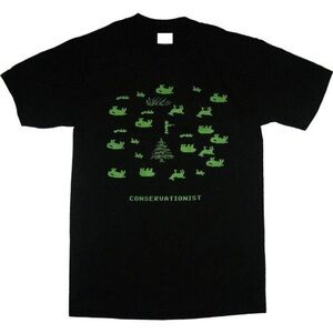 Oregon Trail Conservationist Adult Black T-Shirt